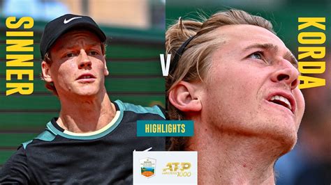 monte-carlo rolex masters sinner|Jannik Sinner vs Sebastian Korda Highlights .